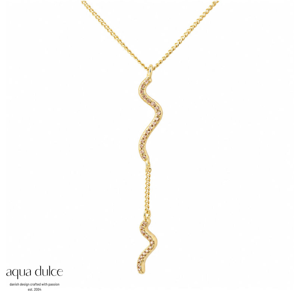 *CURVA CHAMPAGNE NECKLACE | GOLDEN