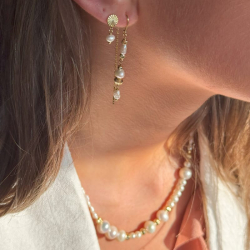 LINE PEARL EARSTUD | GOLDEN