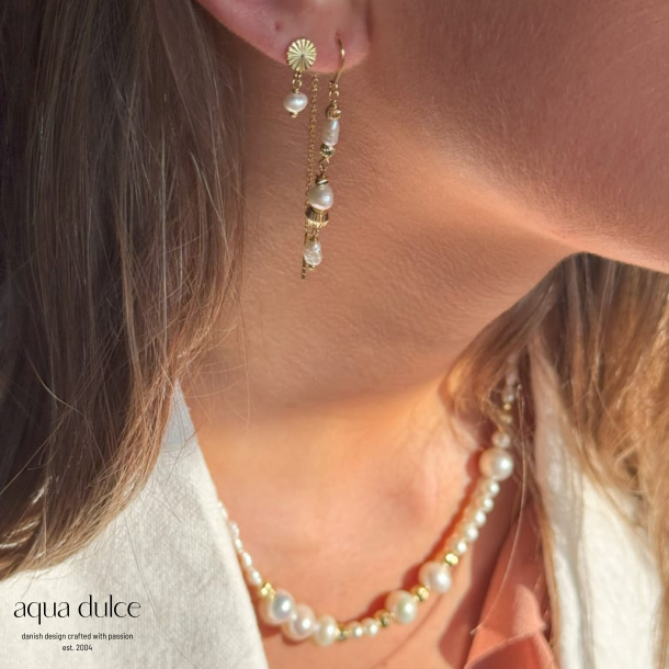 LINE PEARL EARSTUD | GOLDEN