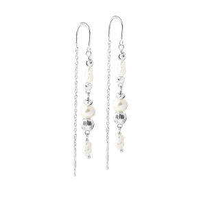 LINE PEARL THREAD | SILVER