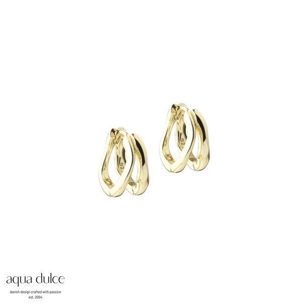 SUNELLA SIMPLE HOOP SMALL | GOLDEN