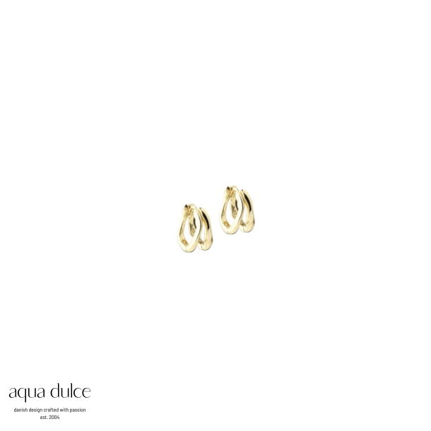 SUNELLA SIMPLE HOOP SMALL | GOLDEN