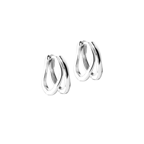 SUNELLA SIMPLE HOOP MEDIUM | SILVER