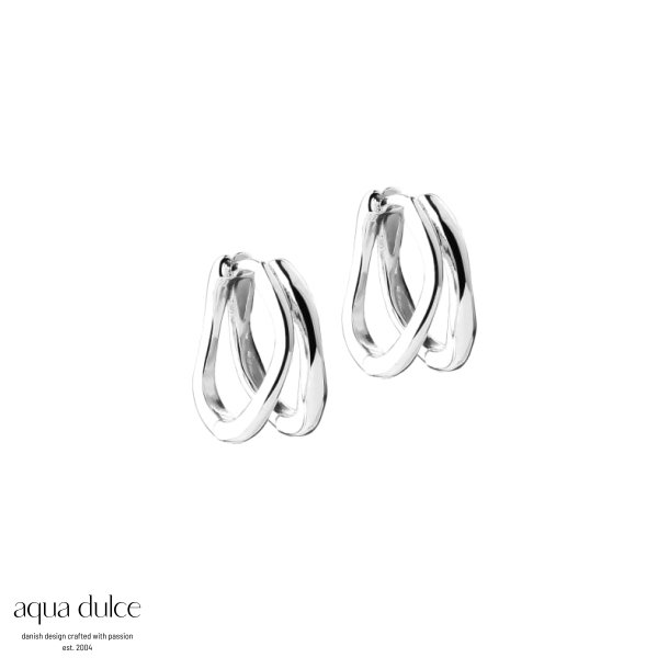 SUNELLA SIMPLE HOOP MEDIUM | SILVER