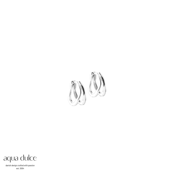 SUNELLA SIMPLE HOOP MEDIUM | SILVER