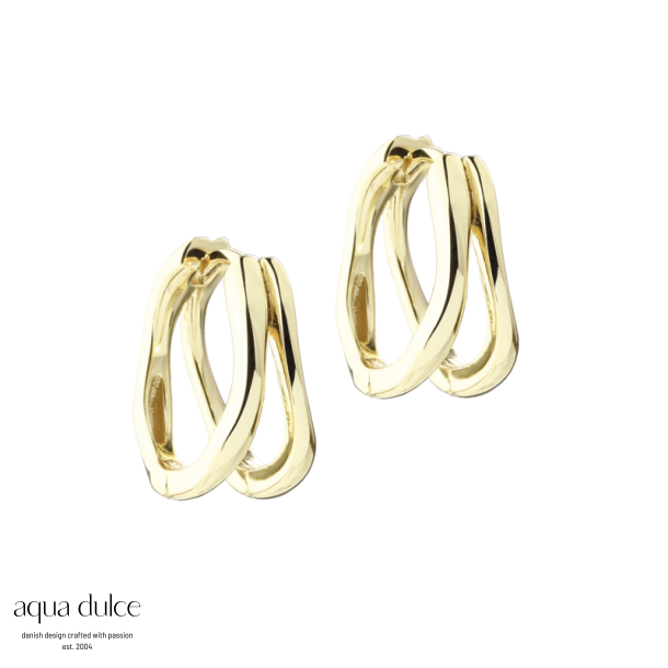 SUNELLA SIMPLE HOOP 16 MM | GOLDEN
