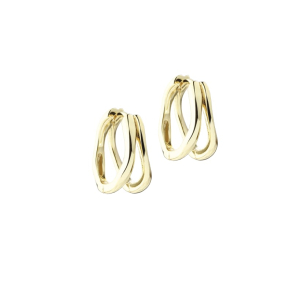 SUNELLA SIMPLE HOOP MEDIUM | GOLDEN