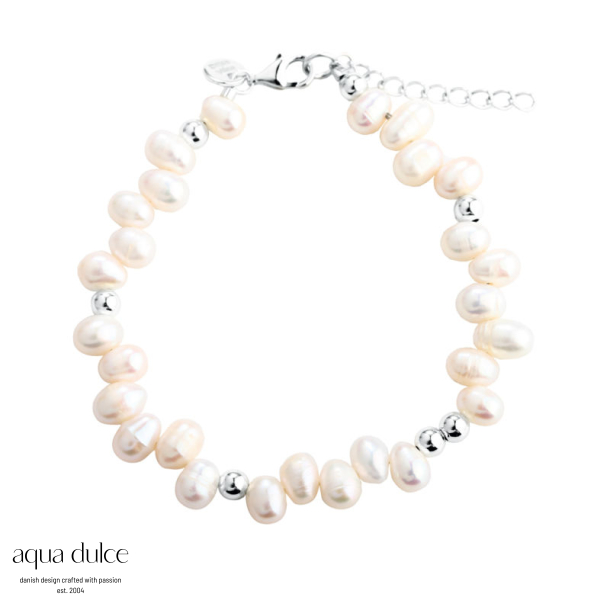 LUNELLA PEARL BRACELET | SILVER
