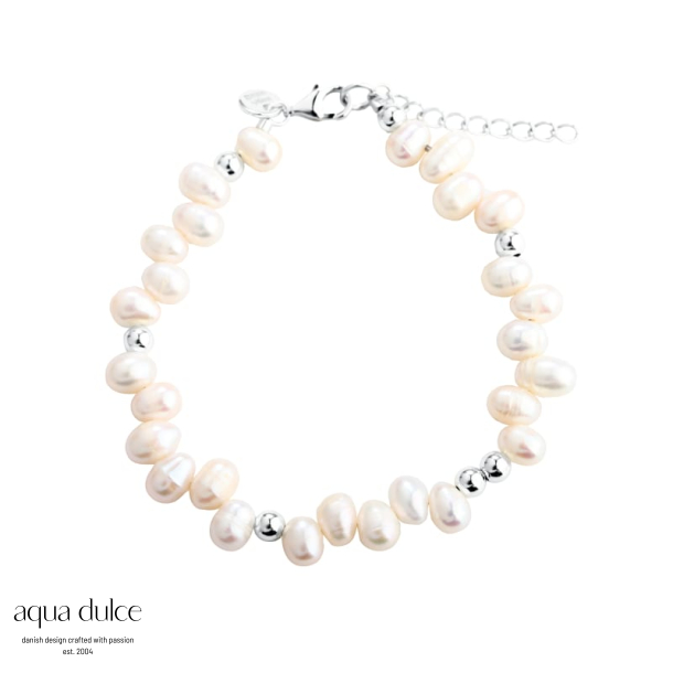 LUNELLA PEARL BRACELET | SILVER