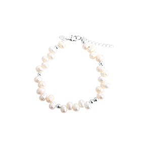 LUNELLA PEARL BRACELET | SILVER