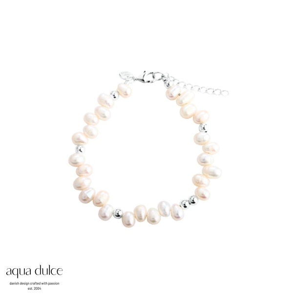 LUNELLA PEARL BRACELET | SILVER