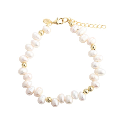 LUNELLA PEARL BRACELET | GOLDEN