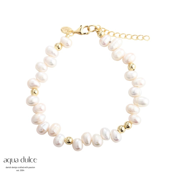 LUNELLA PEARL BRACELET | GOLDEN