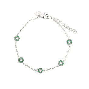 VERDE FLOWER BRACELET | SILVER