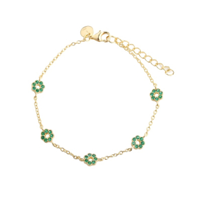 VERDE FLOWER BRACELET | GOLDEN