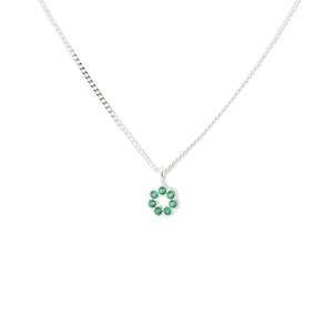 VERDE FLOWER NECKLACE | SILVER