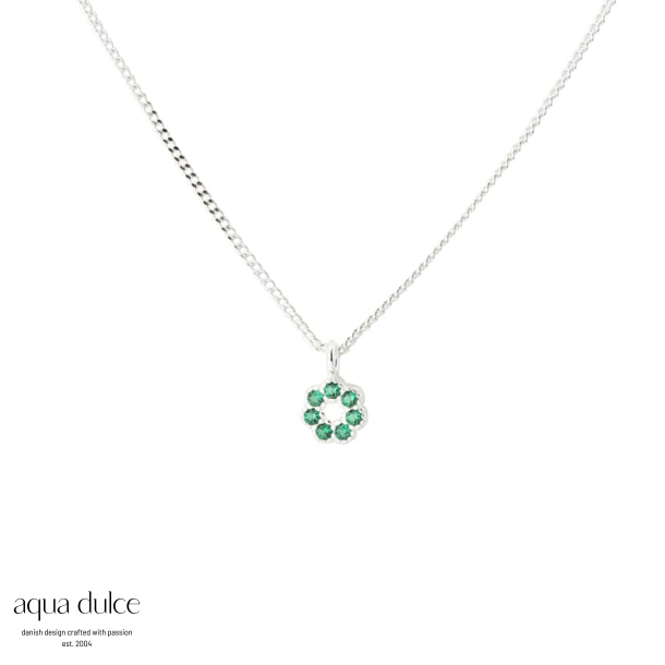 VERDE FLOWER NECKLACE | SILVER