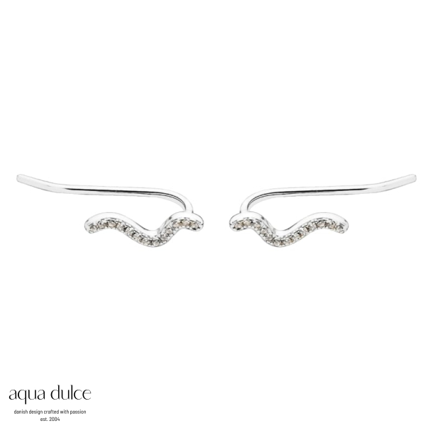 CURVA UP EARRING | SILVER
