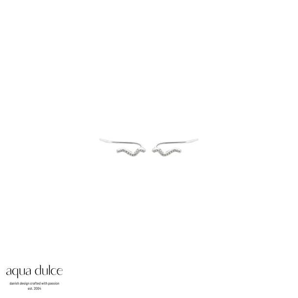 CURVA UP EARRING | SILVER