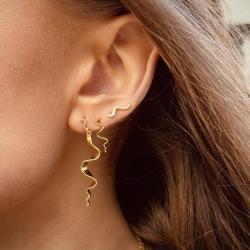 CURVA UP EARRING | GOLDEN