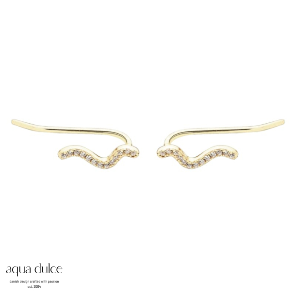 CURVA UP EARRING | GOLDEN