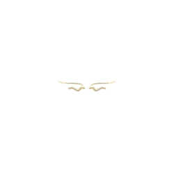 CURVA UP EARRING | GOLDEN