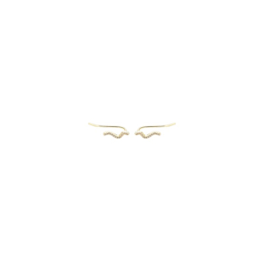 CURVA UP EARRING | GOLDEN