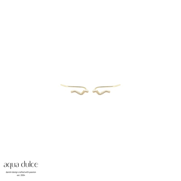 CURVA UP EARRING | GOLDEN