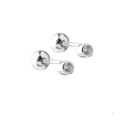 *EILA BEZEL & BALL | SILVER