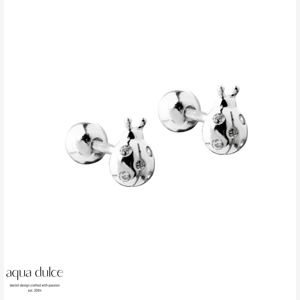 *EILA LADYBUG & BALL | SILVER