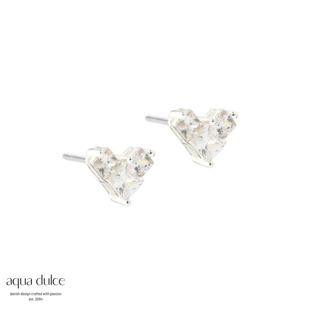 *KARA HEART CLEAR | SILVER