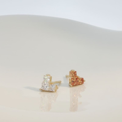 KARA HEART CHAMPAGNE | GOLDEN