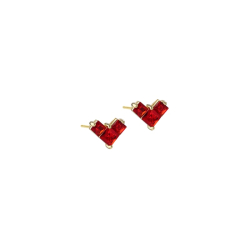 *KARA HEART RED | GOLDEN