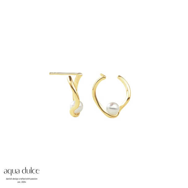 PEARL SELA STUD  | GOLDEN