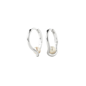 PEARL SELA HOOP | SILVER