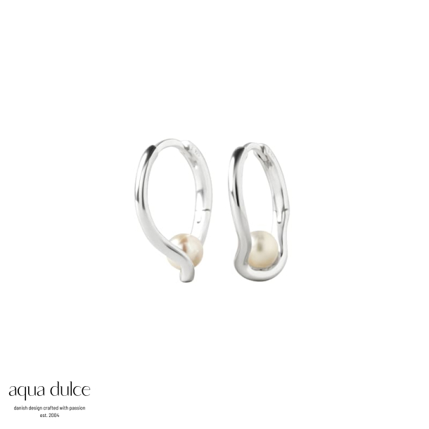 PEARL SELA HOOP | SILVER