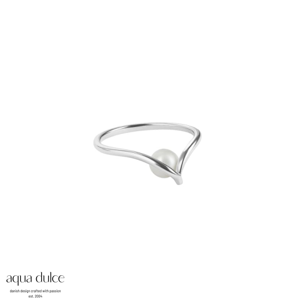 SELA PEARL RING - 52 | SILVER