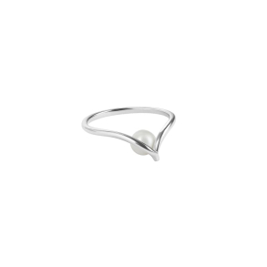 SELA PEARL RING - 58 | SILVER