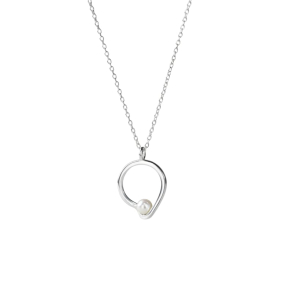 SELA PEARL NECKLACE | SILVER