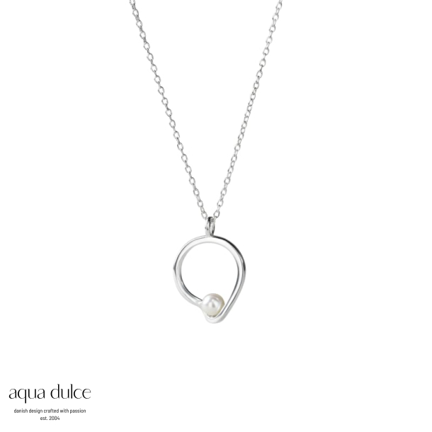 SELA PEARL NECKLACE | SILVER