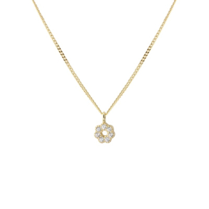 LUMI CLEAR NECKLACE  | GOLDEN