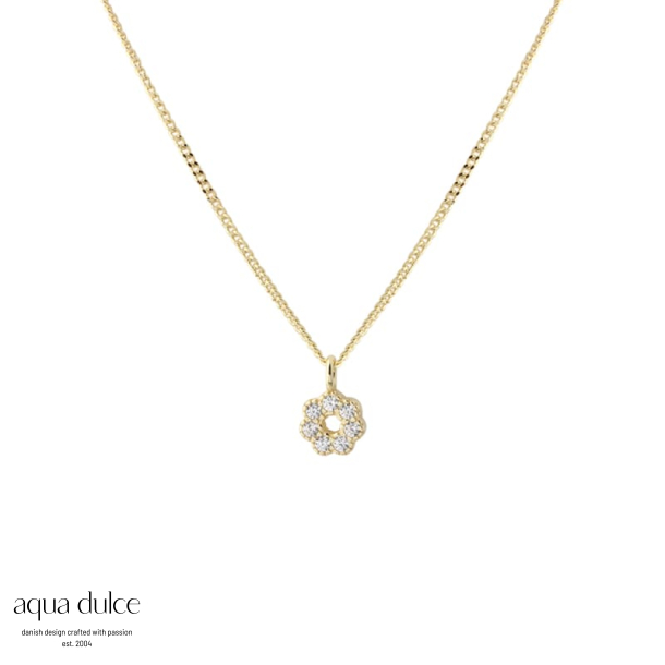 LUMI CLEAR NECKLACE  | GOLDEN