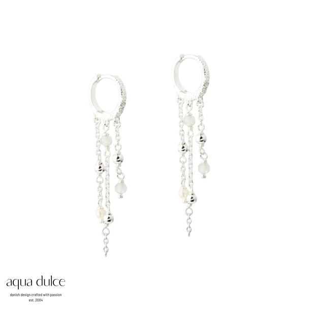 LUNELLA SKY HOOP | SILVER