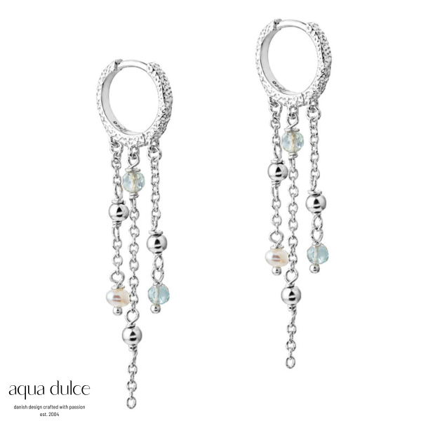LUNELLA SKY HOOP | SILVER