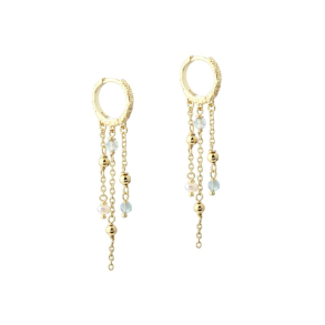 LUNELLA SKY HOOP | GOLDEN