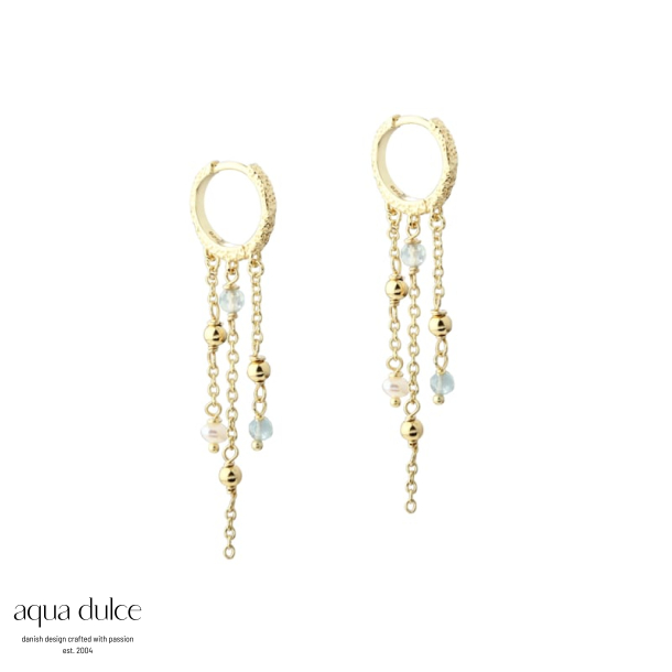 LUNELLA SKY HOOP | GOLDEN