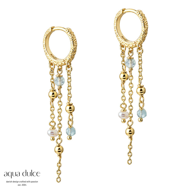 LUNELLA SKY HOOP | GOLDEN
