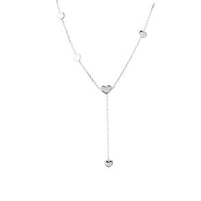 KARLA Y-SIMPLE NECKLACE | SILVER