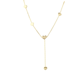 KARLA Y-SIMPLE NECKLACE | GOLDEN