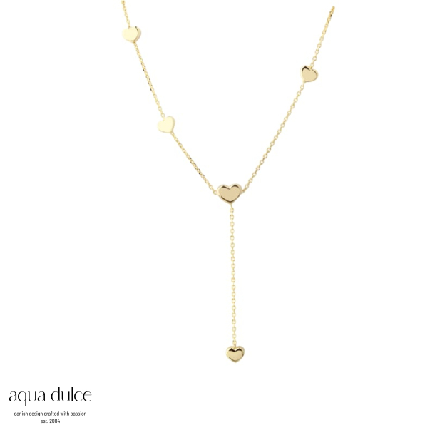 KARLA Y-SIMPLE NECKLACE | GOLDEN